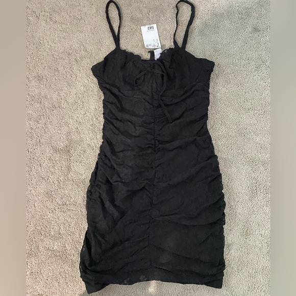 Black Tight Mini Dress - Picture 1 of 4